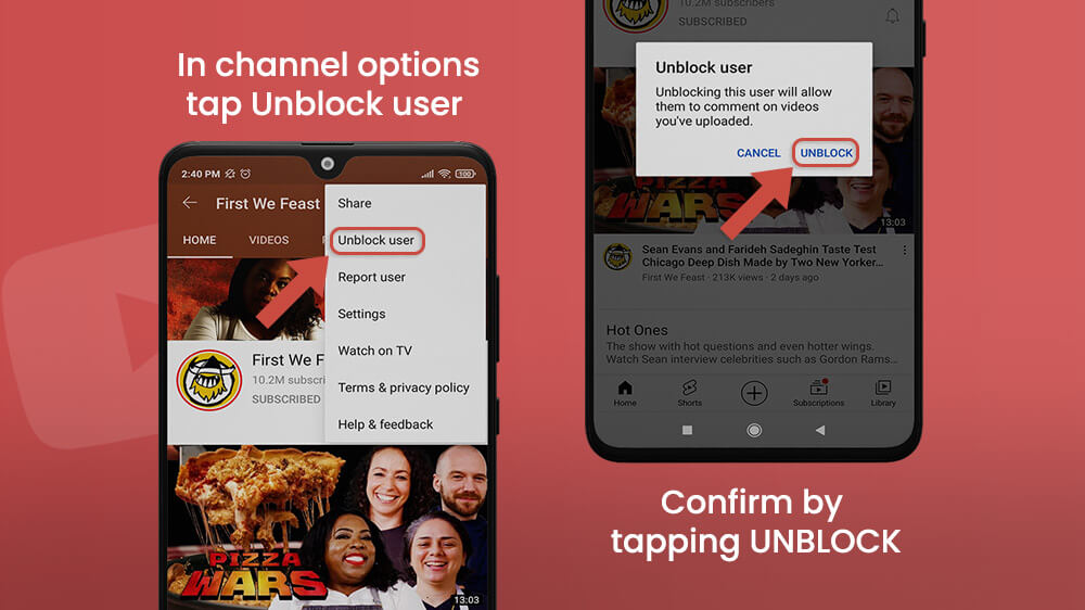 How to Unblock YouTube Channel