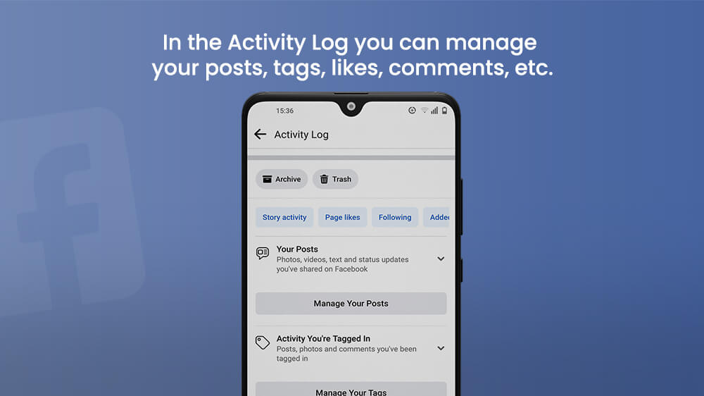 Facebook App Activity Log