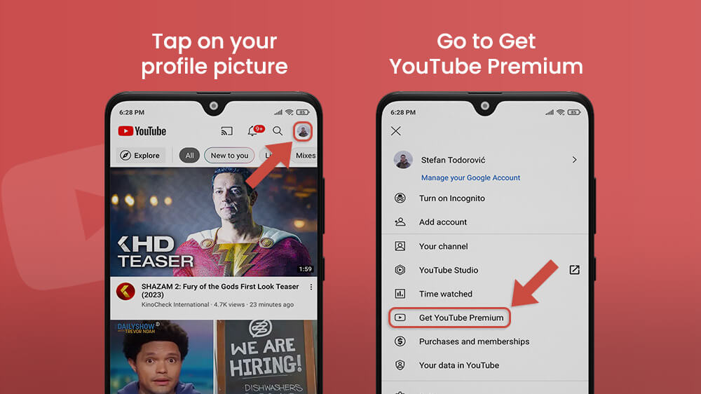 Get YouTube Premium