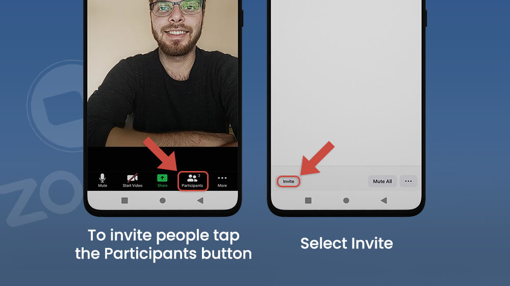 Invite People in Zoom App