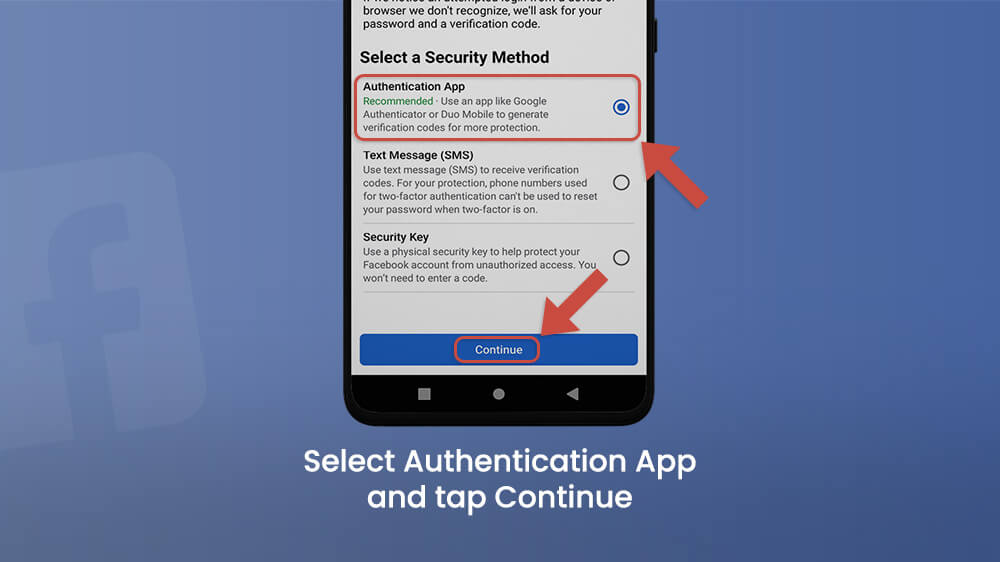 Authentication App - Facebook App
