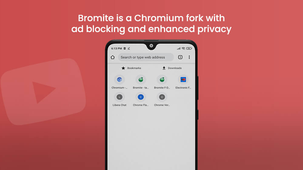 Bromite - Block YouTube Ads