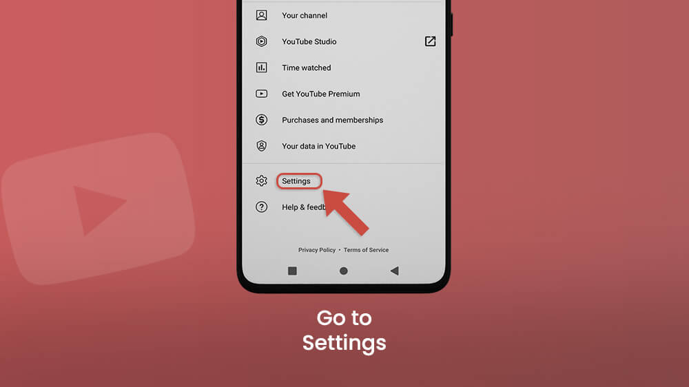 Go to Settings - How to Turn Off Restricted Mode on YouTube