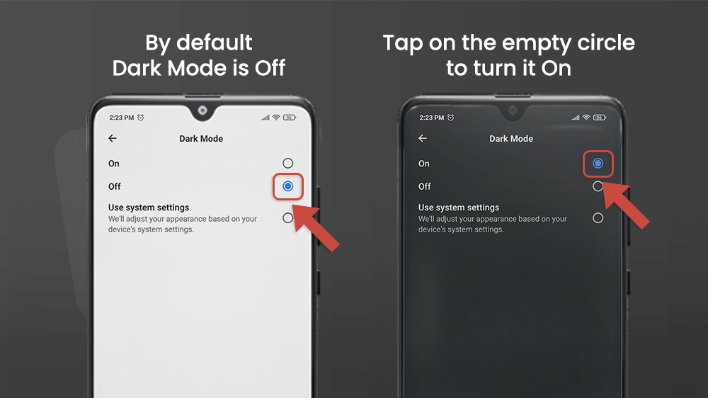 Turn On and Off Facebook Dark Mode