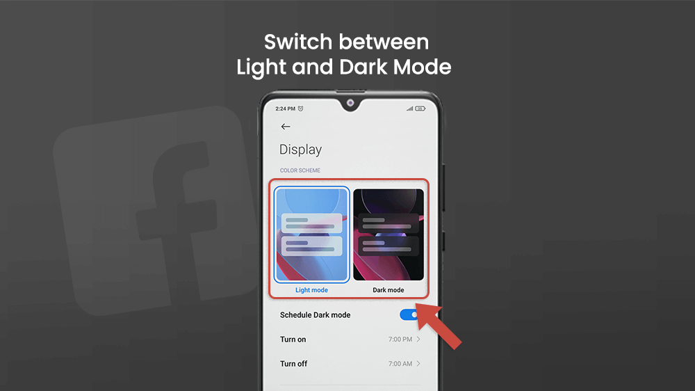 Switch Between Light and Dark Mode Android