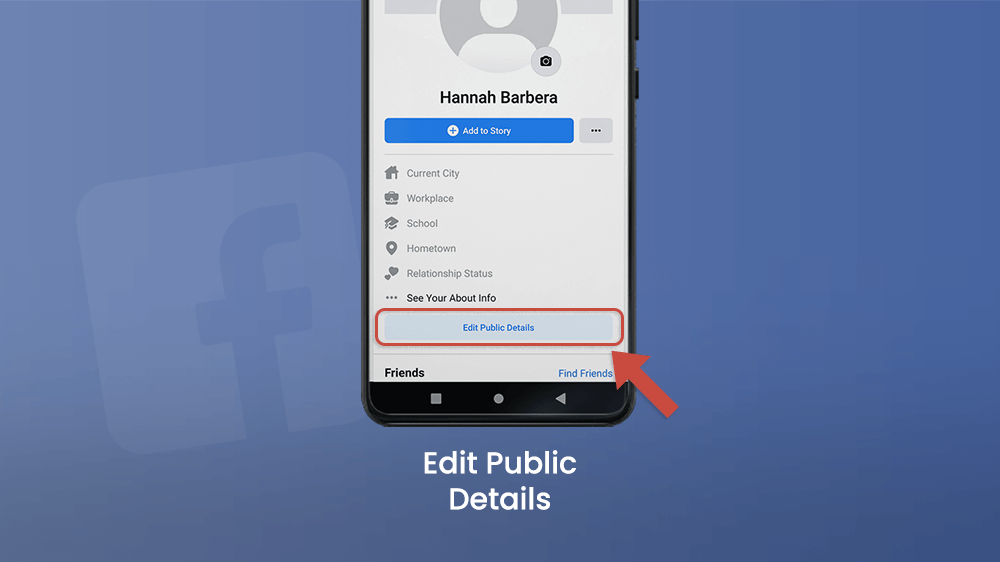 Edit Public Details on Facebook