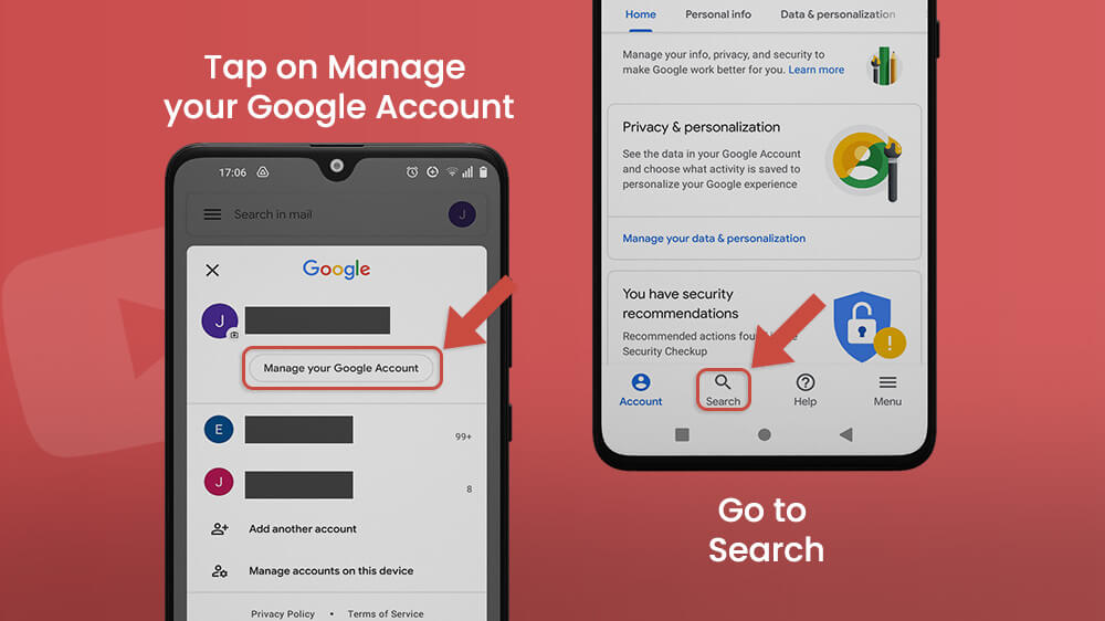 Manage your Google Account