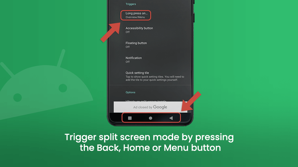 android split screen andoid 8