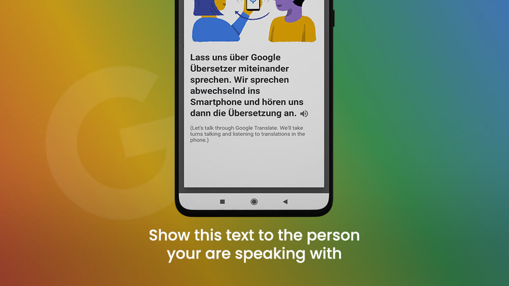 Google Translate App Conversation Text