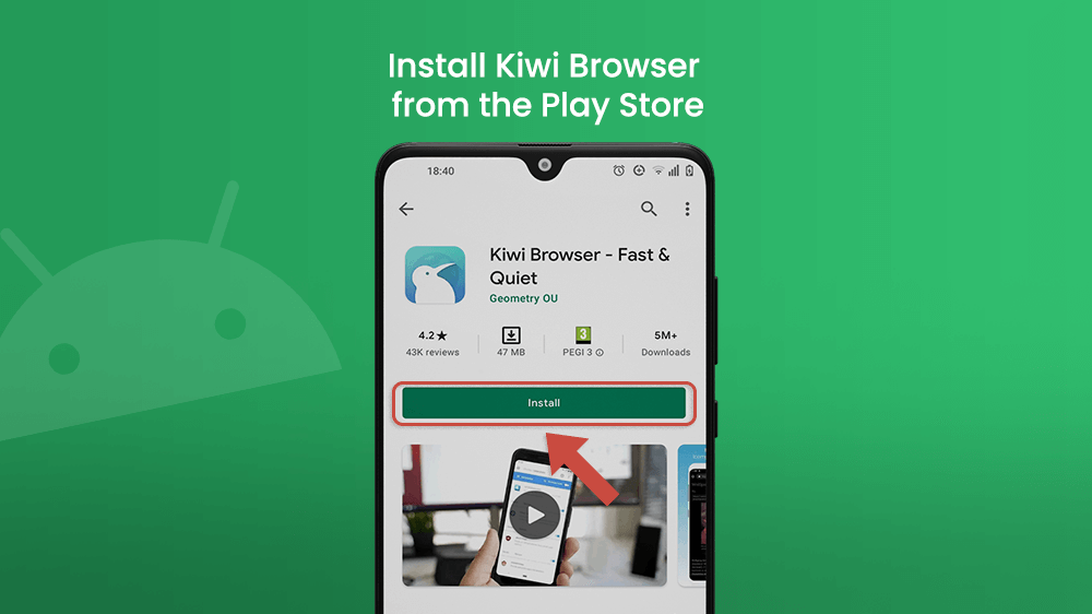 Install Kiwi Browser