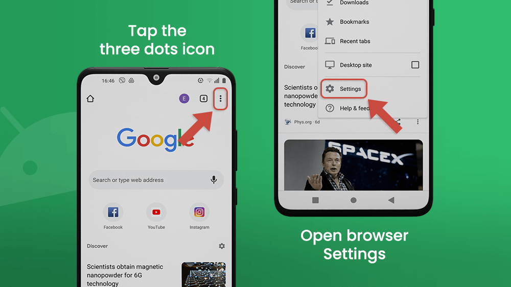 Open Browser Settings