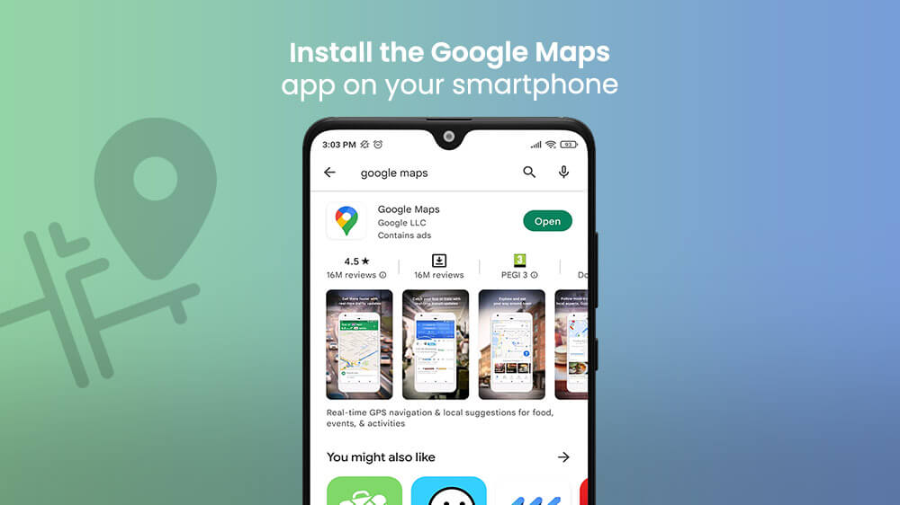 1. Install the Google Maps - How to Share Location on Android