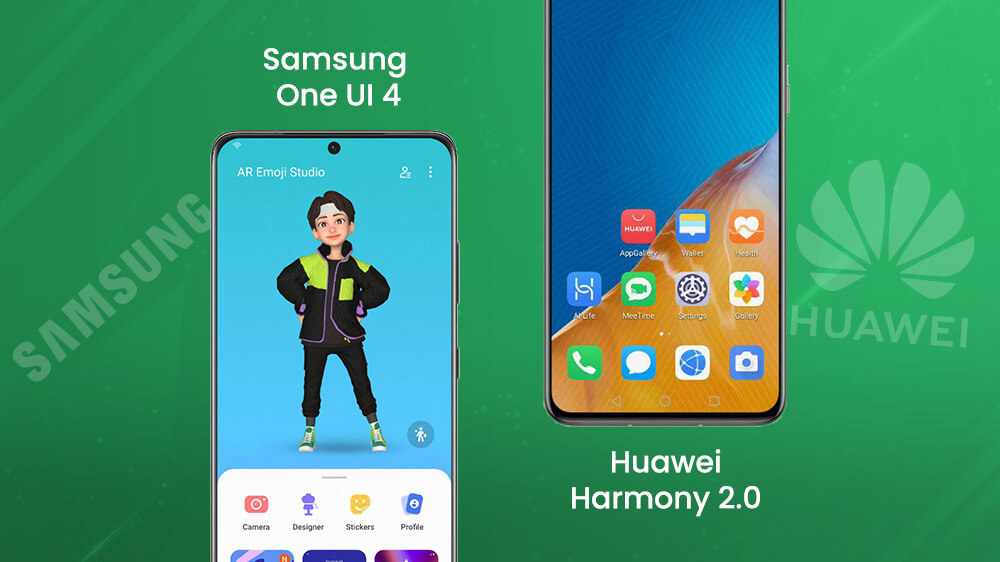 Samsung and Huawei Android