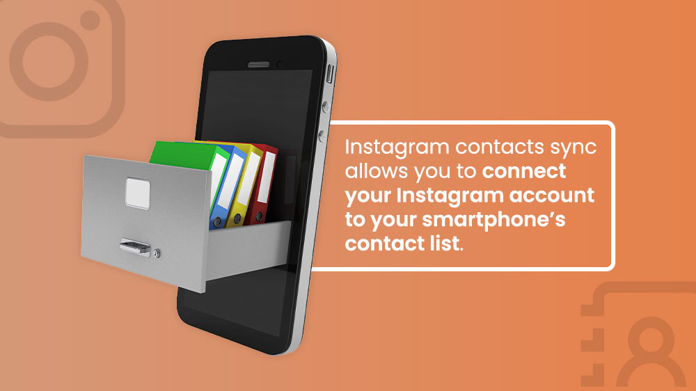 Instagram contacts in article photo