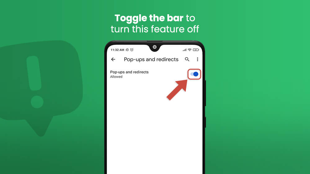 11. Toggle the Bar