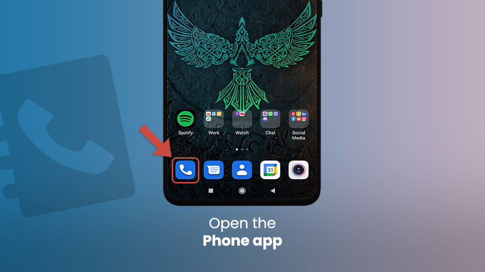 10. Open the Phone App