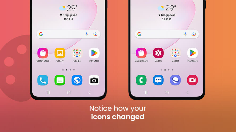 5. Icons Changed - Samsung - How to Change App Icons Android