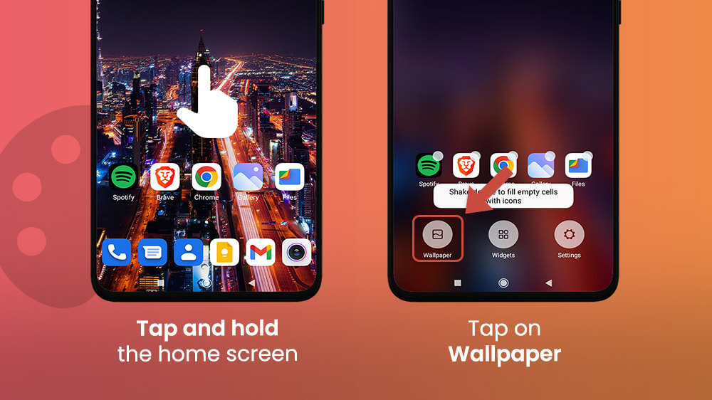 6. Go to Wallpapers - Xaiomi - How to Change App Icons Android