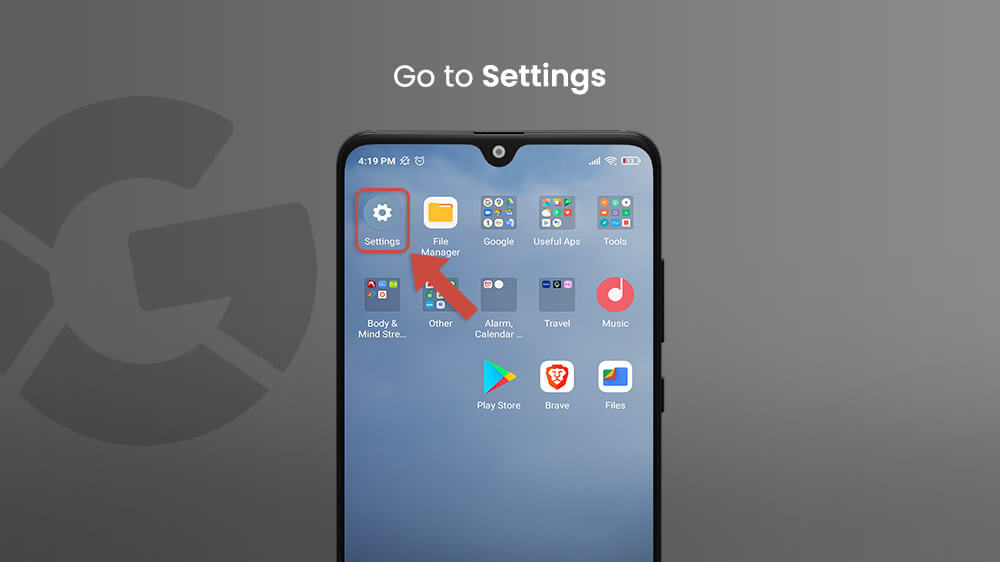 1. Go to Settings - How to Remove Google Account Android