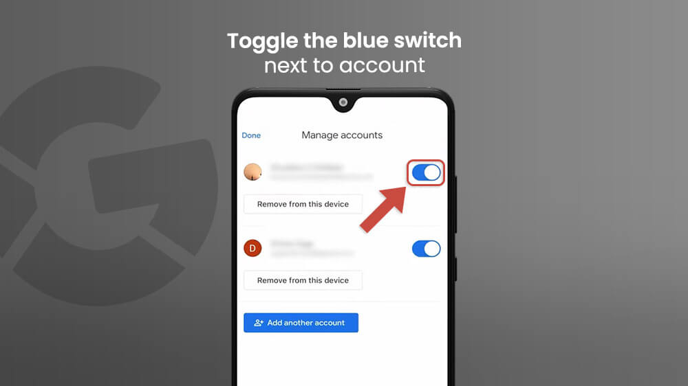 12. Toggle the Blue Switch Gmail iPhone