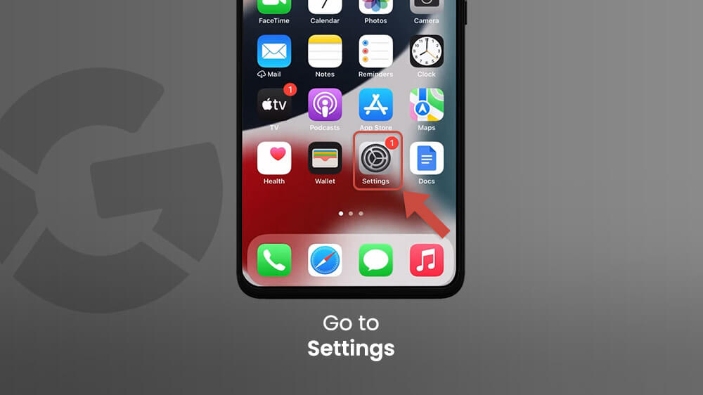 14. Go to Settings - iPhone