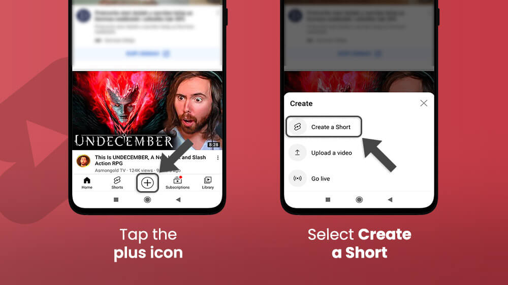 1. Create a Short on Android