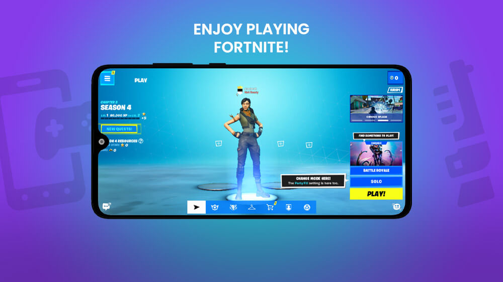 17. Enjoy Playing Fortnite Android on Your Smartphone