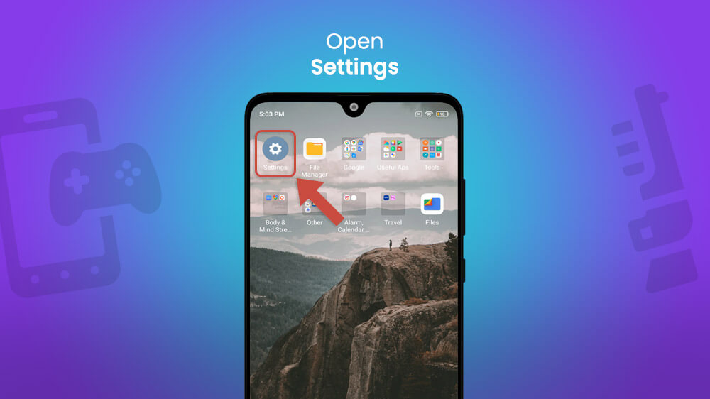 18. Open Settings