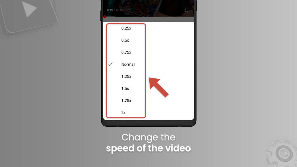 21. Change the Speed of the Video