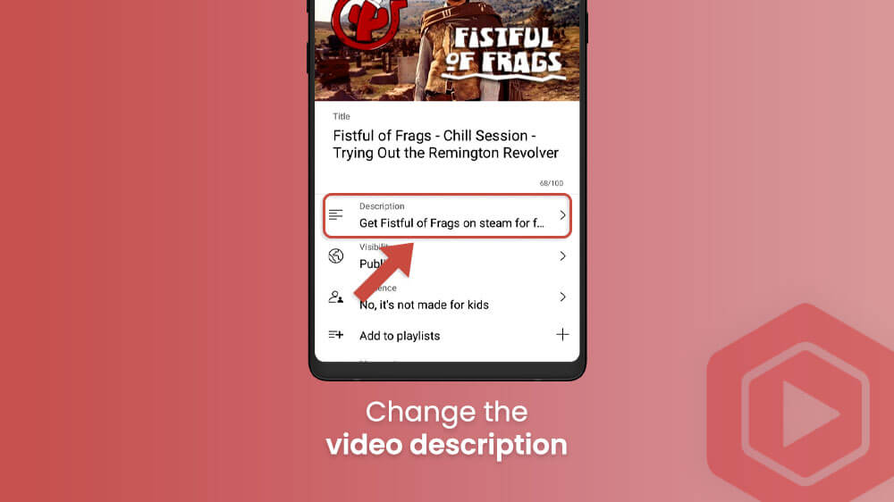 22. Change the YouTube Video Description