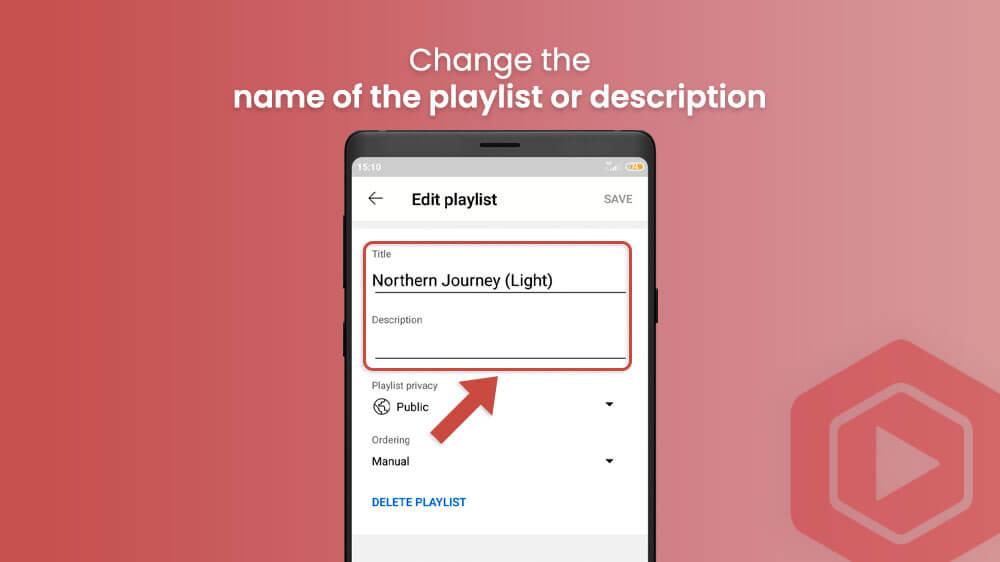35. Change the Name of the Playlist