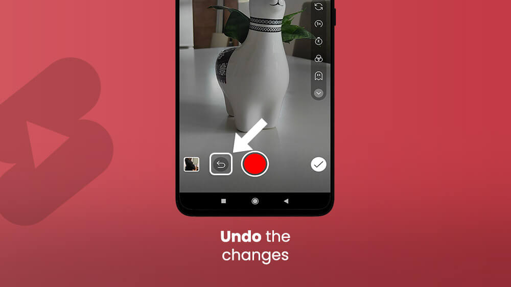 4. Undo the Changes YouTube Short
