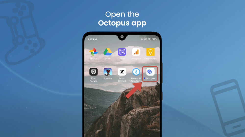 8. Open the Octopus App