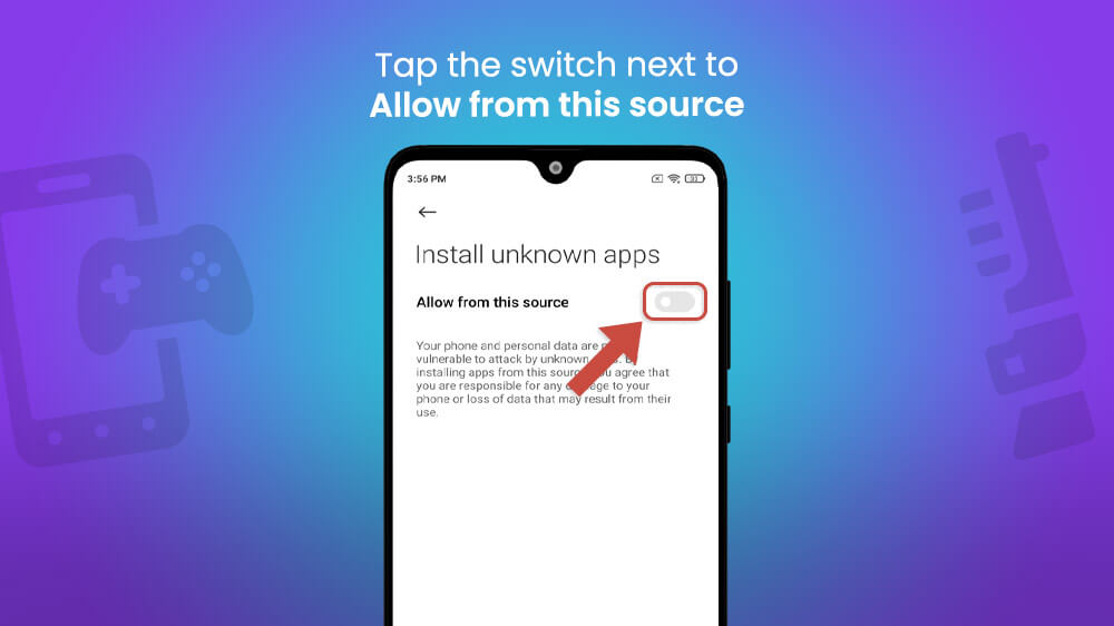9. Tap Allow From This Source
