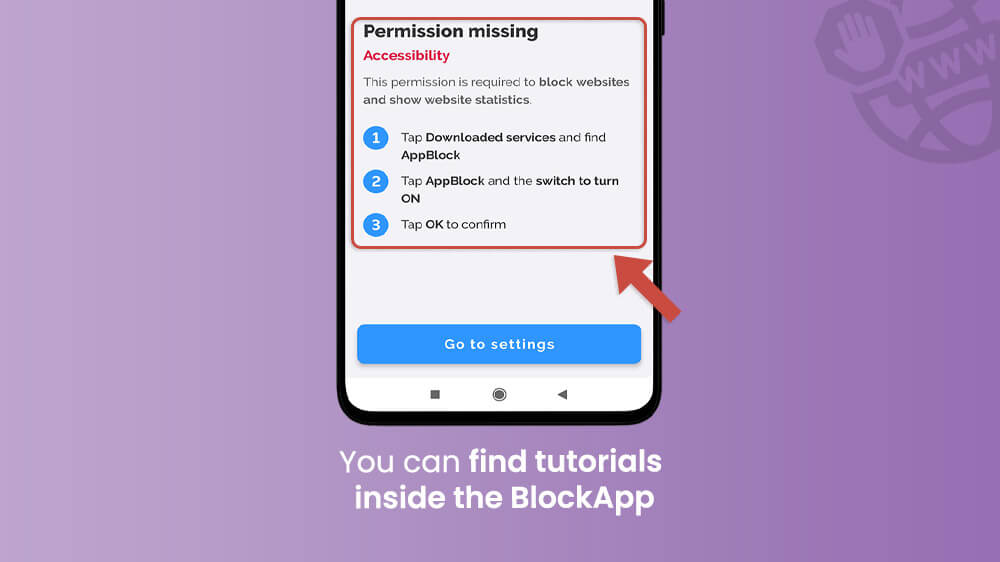 11. Find Permissions Tutorials Inside BlockApp