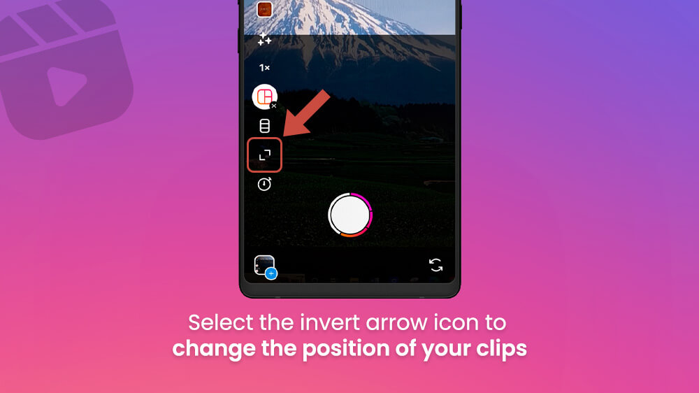 26. Change the Position of Your Clips Instagram Reel