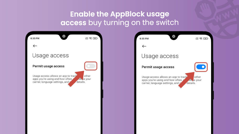 5. Enable AppBlock Usage Access