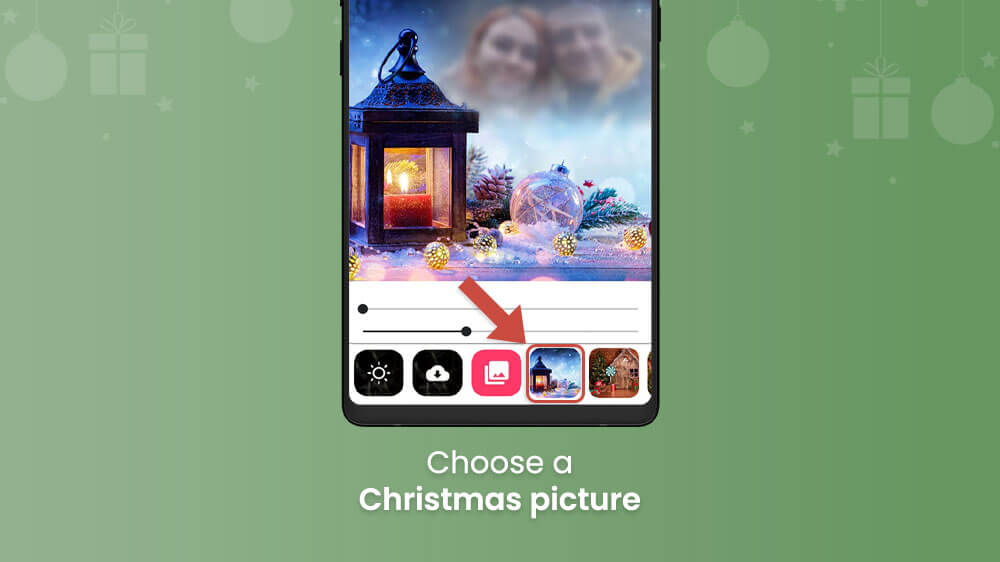 27. Choose a Christmas picture