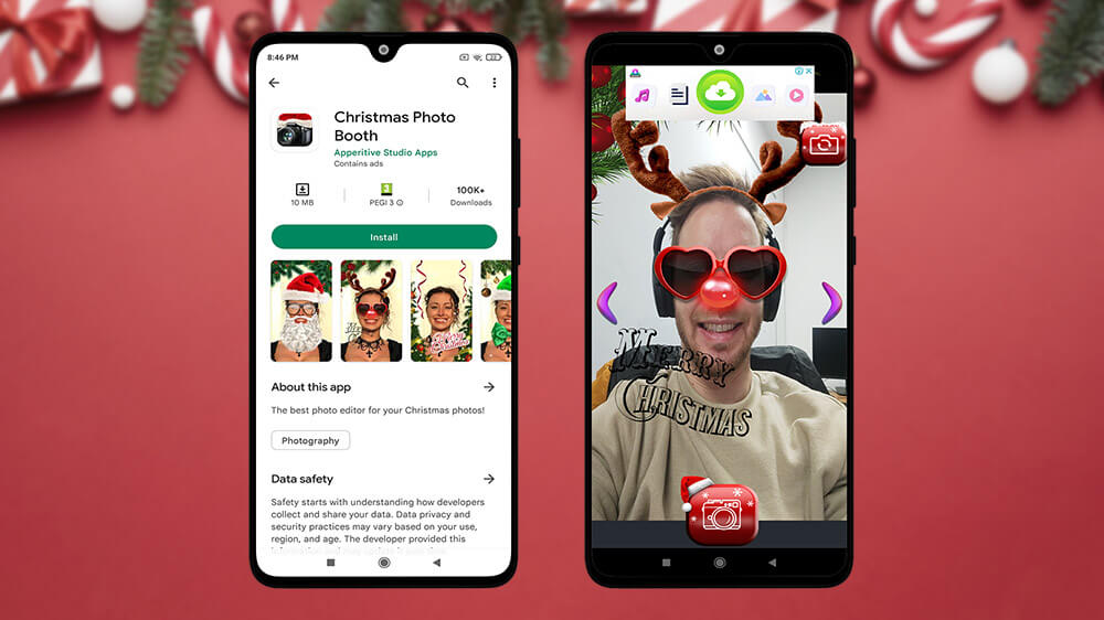 Christmas Photo Booth App