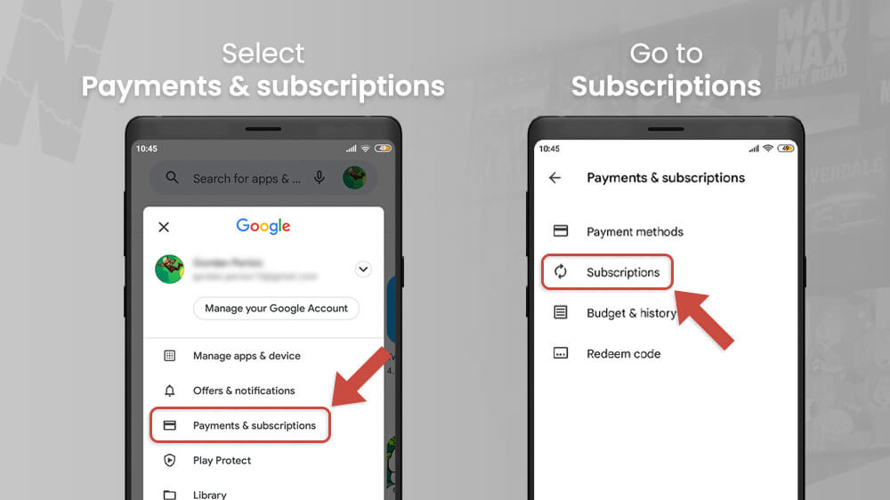 9. Cancel Netflix membership using Google Play Store app