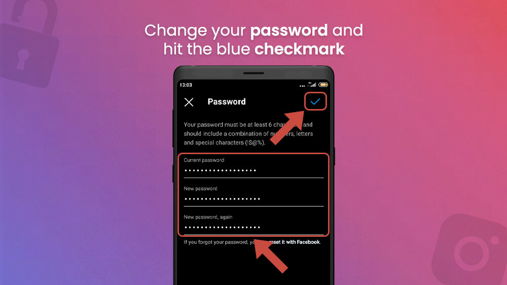 16. Change your Instagram password