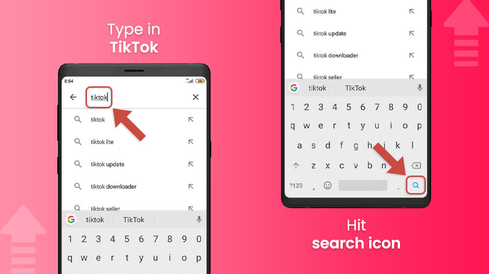 2. Search for TikTok in Google Play app