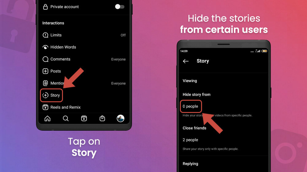 9. Hide the stories from users in Instagram app